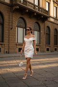 Abito Mini Off-Shoulder — Bellavesti Milano