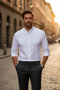 Camicia Collo Mandarino — Pose 1