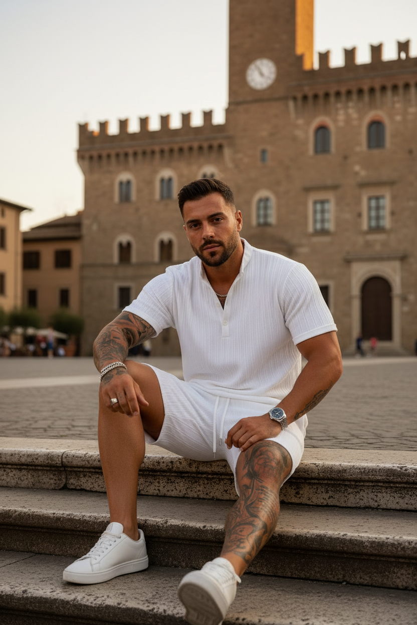 Completo White — Pose 3
