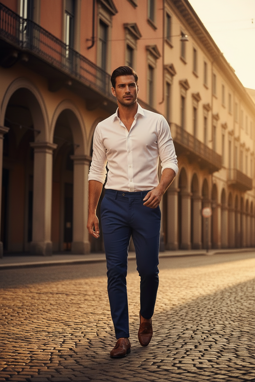 Pantaloni — Navy Blue