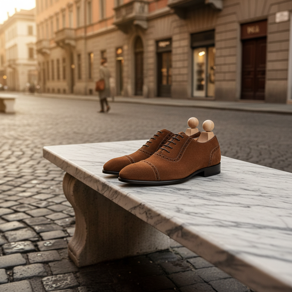 Scarpe Uomo Scamosciato Britannico - Milão